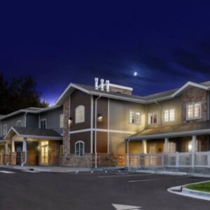 Masterson Place exterior rendering at night