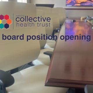 board room table and chairs with words "board position opening"